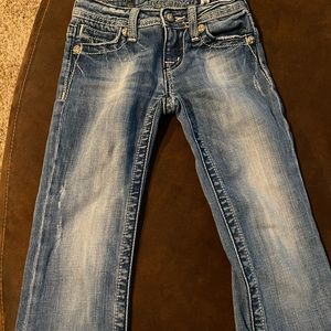 Miss Me cuff Capri girls 8 *flaw*